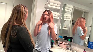 Roommate transforms a guy into a sissy for disciplinary purposes