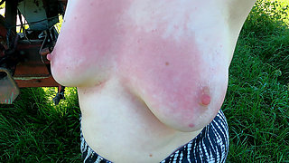 Naked Tits Banging Between the