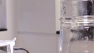 Naughty Blonde's Special Golden Lemonade - Kitchen Pee Fetish & Watersports