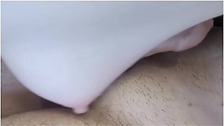 I Massage My Dick With My Breasts, But He Likes It! Lol What Is This // Breast Rubbing // Titsjob