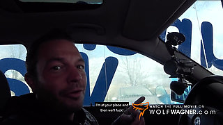 Hot casting fuck: tiny Jessii van Riva! wolfwagner