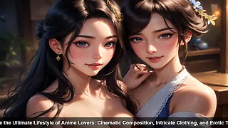 Explore the Ultimate Lifestyle of Anime Lovers Cinematic Composition, Intricate Clothing, and Erotic Tension