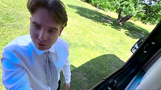 Bride Polly Youngs Fucked by Stranger Right at Her Wedding