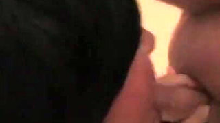 Hot Brunette Mature Enjoys in the Bathroom with Her Fat Friend