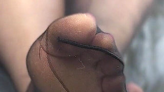 POV BBW Mistress Catastrov Stocking Worship - Sniff My Sweaty Stockings