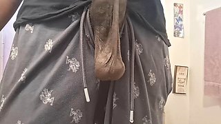 Chocolate Meat Stick Jerks Huge Uncut BBC