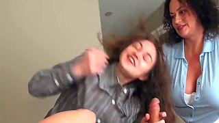 Carlo Duro, Ledy Gi And Maya Stone - Kira, What The Fuck Is Going On?! Stepmom Caught Her Stepdaughter Cheating And Joined Them For Threesome!