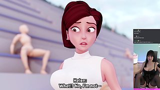 Elastigirl treats a humungous girthy dinky