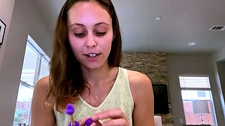 Brunette Solo Webcam Masturbation