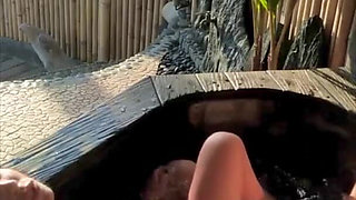 Fuck Young Couple Outdoor Veranda