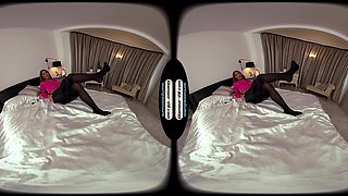 Natalia Forrest Sexy Secretary With Wolford Black Glossy Legwear