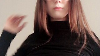 Curly Blonde Teen Records Solo Dildo Masturbation More at