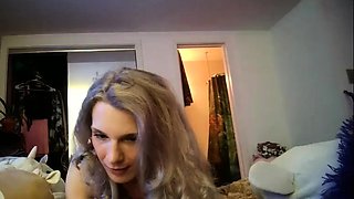 Solo ladyboy masturbation