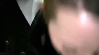 Public Peeing, Risky Blowjob, Ass Eating and Huge Creampie in the Shower!