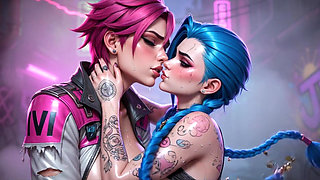 Jinx Wet Tease Compilation Big Tits and Ahegao Full