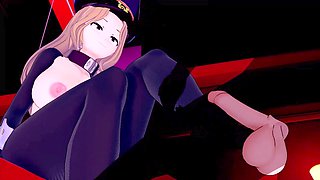 Anime babe Utsushimi Camie from My Hero Academia gets a creampie in 3D hentai