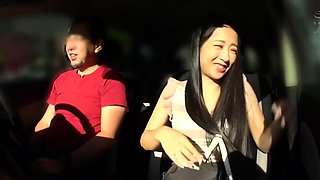 Wild fuck ride in public toilet for sex starved Asian MILF