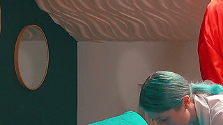 You'll Keep This Secret of Ours, Right? Stepmom Fucks Her Skinny, Submissive Stepdaughter with a Strap-on While No One's Home.