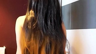 Brunette Solo Webcam Masturbation