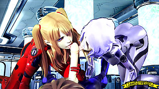 Nerv Trio 3D Hentai Sfm