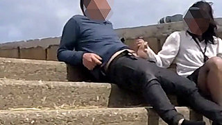 French Teacher MILF Public Blowjob Voyeur Near Nude Beach Amateur Student Extreme Cumshot