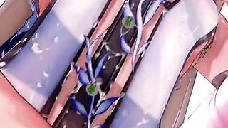 Wuthering Waves - Threesome of Cartethyia & Fleurdelys Passionate Sex with Rover - 3D Hentai Animation