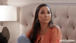 Karlee Grey's Forbidden Lesbian Desire in Kitchen Heat