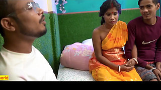 Desi Innocent Wife Shared by Unlucky Husband
