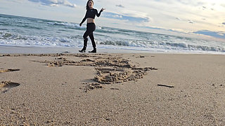 Extremely Boot Passion! Outdoor Beach and Car