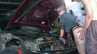 Sexy Mechanic Vilu Vidish Gets Pounded Toyota Ae101