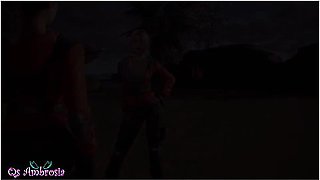 Stranded On A Deserted Island - Lesbian To Futa - 3d Porn - Wild Life With Car Toon