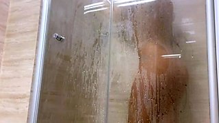 Amateur striptease and Solo masturbation