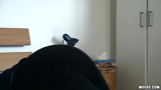 Nata Lee, the Juicy Ass GF, tries her luck with a hardcore butt fuck session