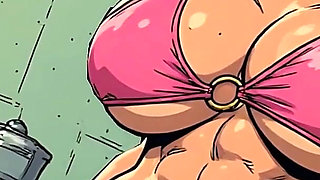 Bikini Old Babes 3D Ai Art