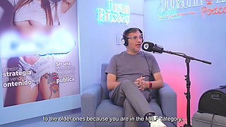 Cristinavegas, a Latina Webcam Model, Breaks Her Clitoris Riding the Fucking Machine on Juanbustospodcast.