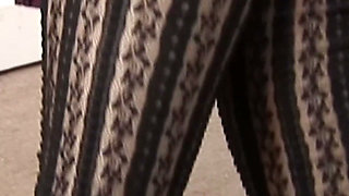 Two Busty Blondes in Black Stockings Share a Cock in an FFM Threesome
