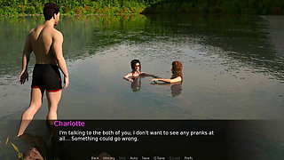 Nursing back to pleasure: two smoking hot girls in bikini by the lake ep 16