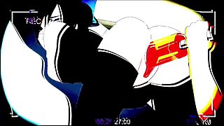 Three way, 3d animated, hentai fuck