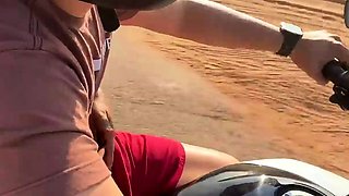 Naughty married gal meets gym mate, porks in woods. Milk in