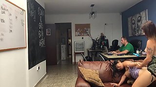 My Friends Get Fucked In My Office