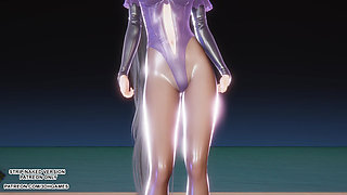 MMD  LE SSERAFIM - Smart Eve Sexy Kpop Dance Star Blade Hentai Uncensored 4K 60FPS