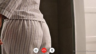 Big-Butt TS Soapy Nude ASMR Shower POV
