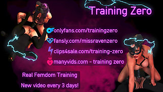 Training Zero Femdom Sensory Deprivation Electric Nightmare Bondage