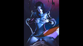 The Dream Goddess of Scarlet Temptation - 3D Animation Hentai