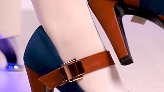 132- Thighs in Pantyhose, Leg Fetish, It's Wonderful! *60fps