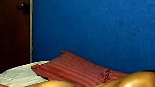 Oiled-up Latina Girlfriend Squirts on Hard Cock