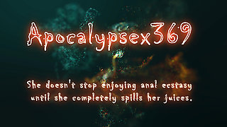 She Doesn't Stop Enjoying Anal Ecstasy Until She Completely Spills Her Juices