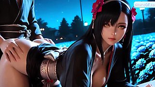 Tifa Lockhart shows huge boobs getting pounded with passion