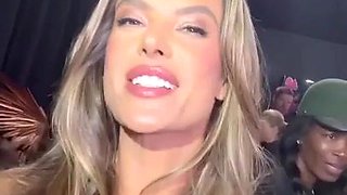 Alessandra Ambrosio Globes, Lingerie Vignette in Victoria's Secret Style Flash 2005