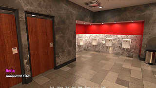 My Hotwife - Gameplay - Roleplay - Let's Dance - Hotwife Fucks in Public Toilet Filmed by Husband